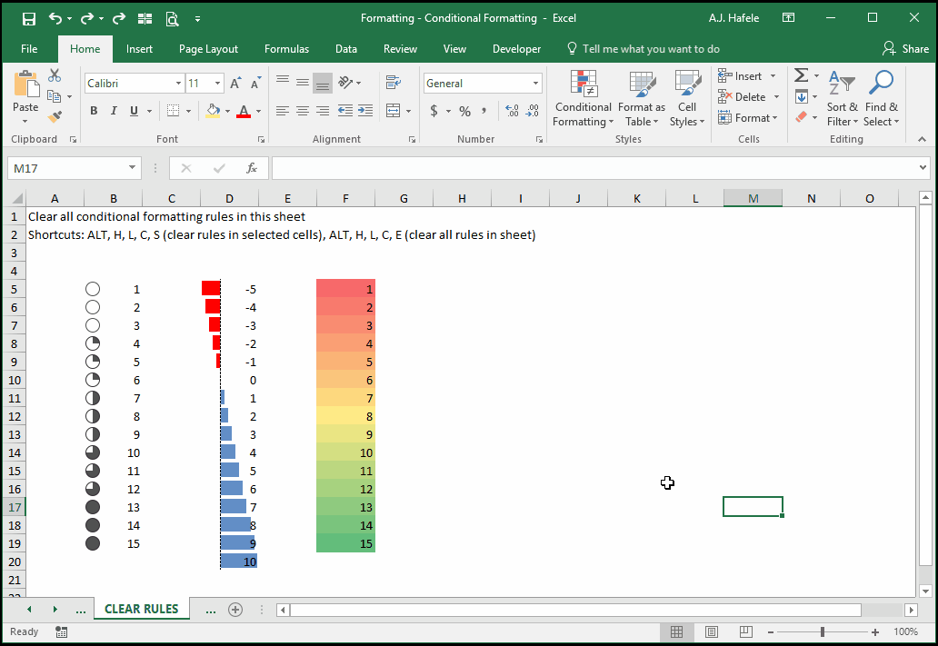 Conditional Formatting