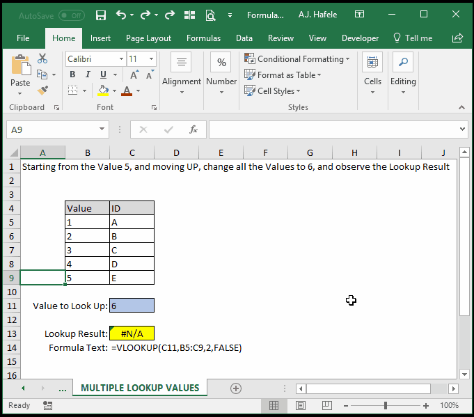 VLOOKUP