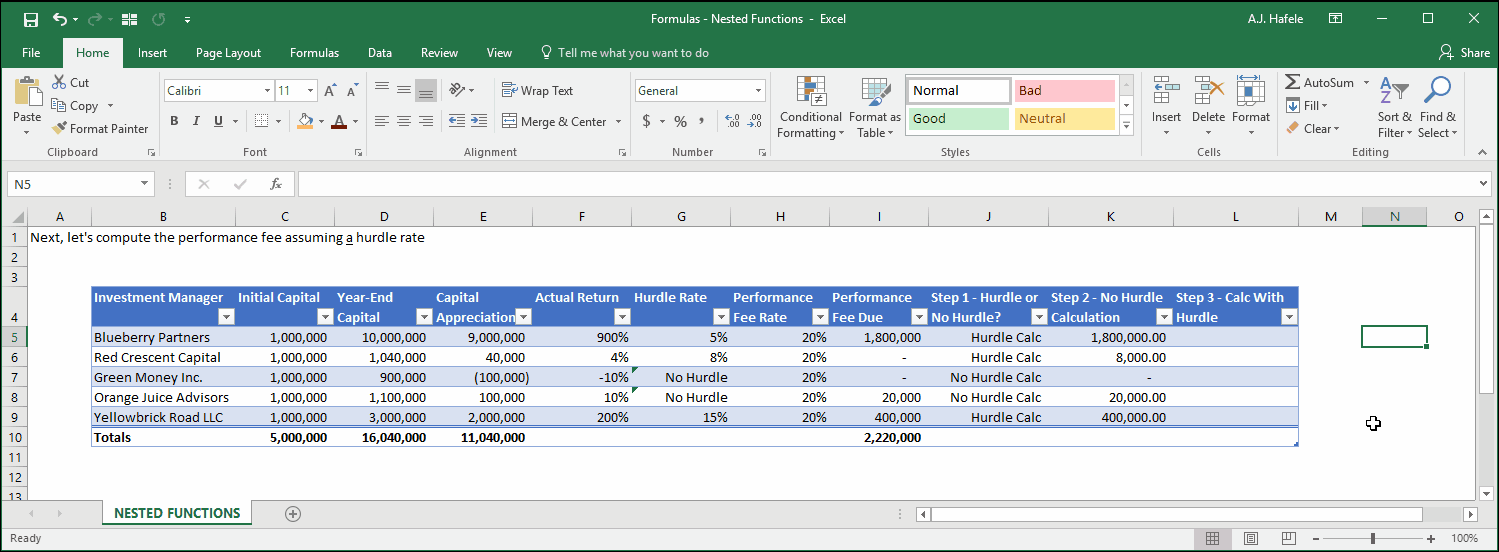 Nested Functions