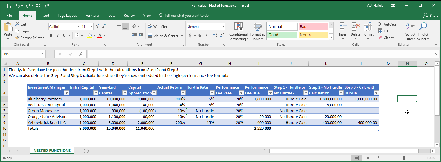 Nested Functions