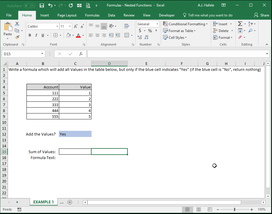 Nested Functions