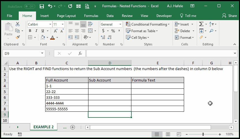 Nested Functions