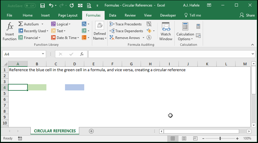 Circular References