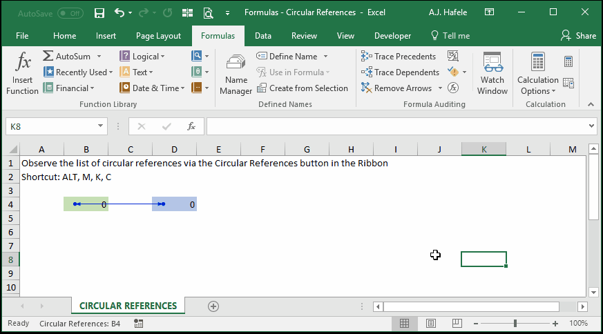 Circular References