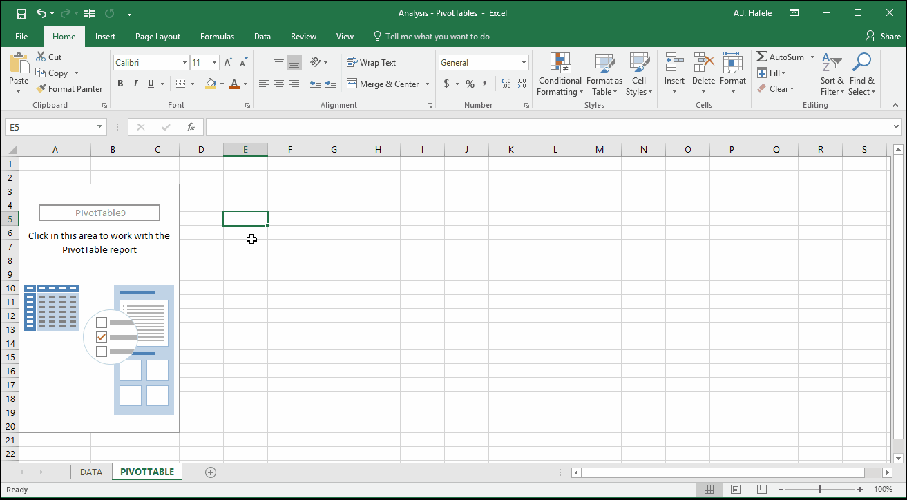 PivotTables