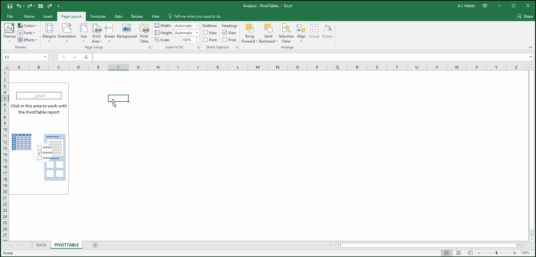 PivotTables