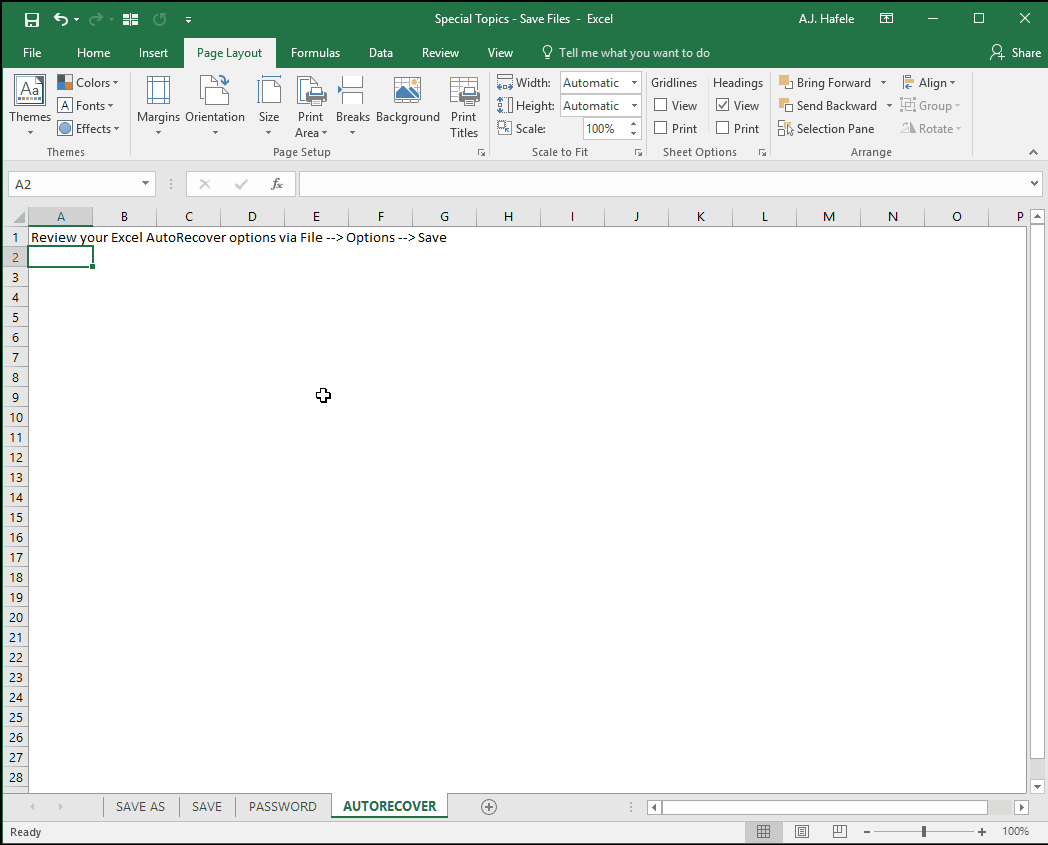 Save Files