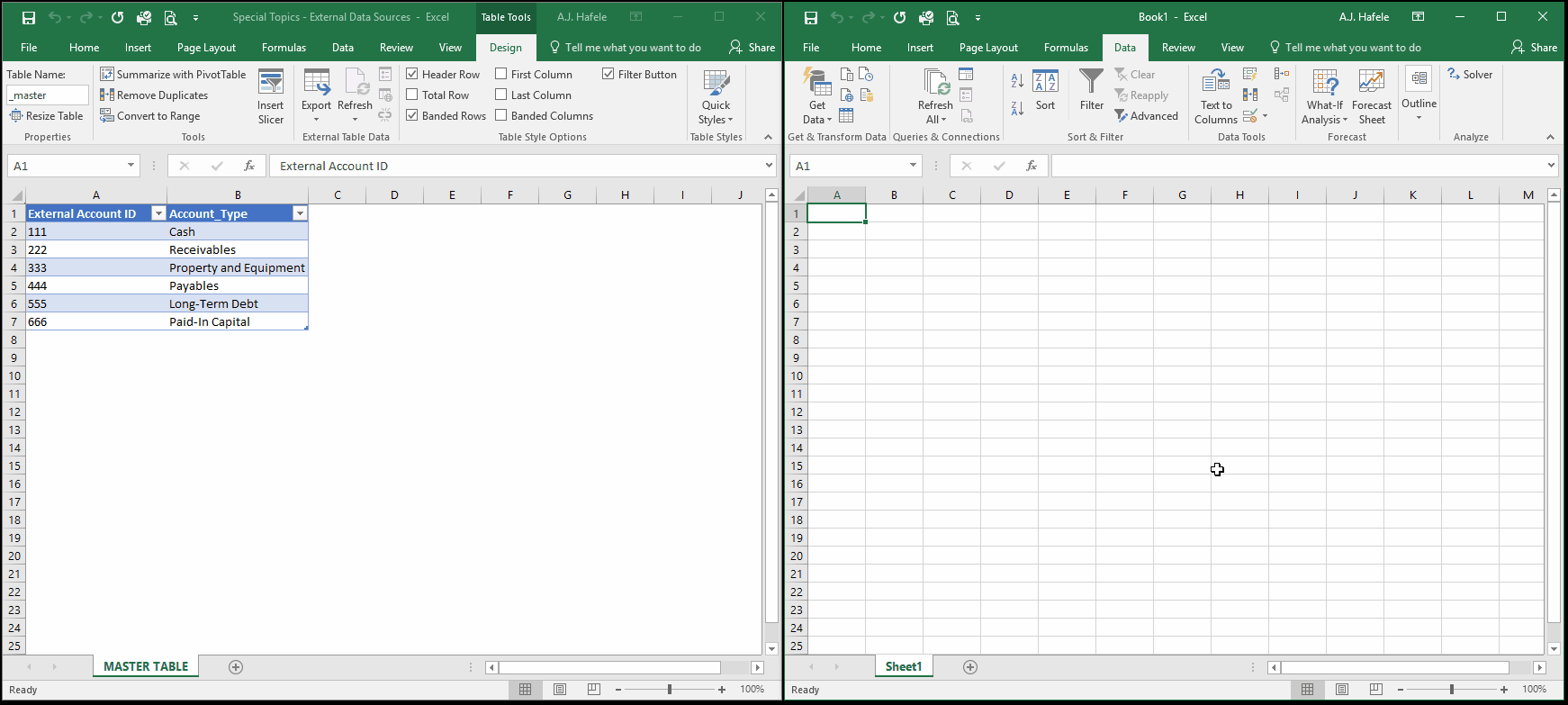 External Data Sources