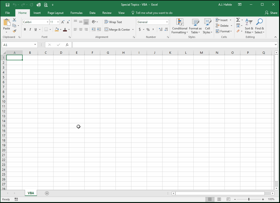 VBA