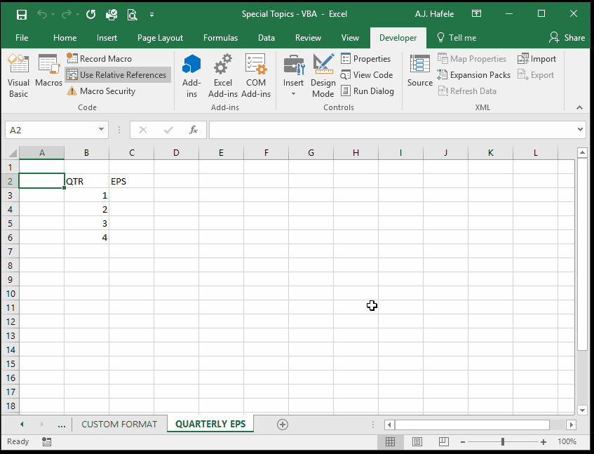 VBA