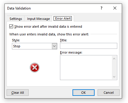 Data Validation