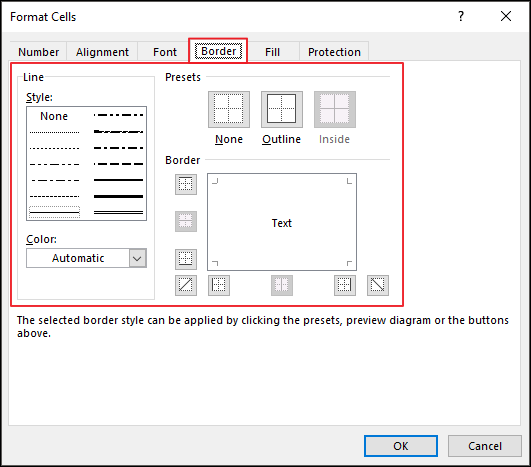 Cell Borders