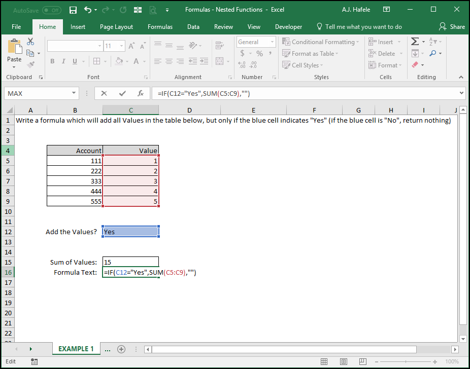 Nested Functions