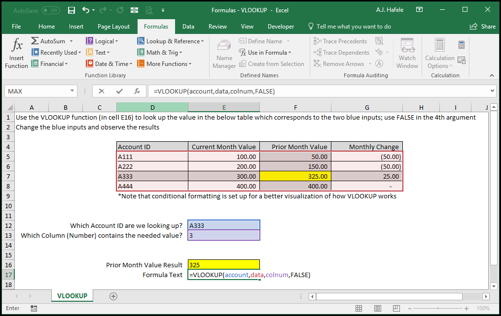 VLOOKUP