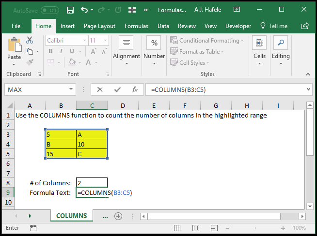 COLUMNS
