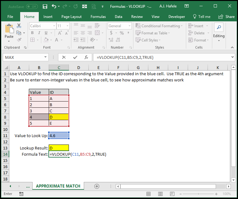 VLOOKUP