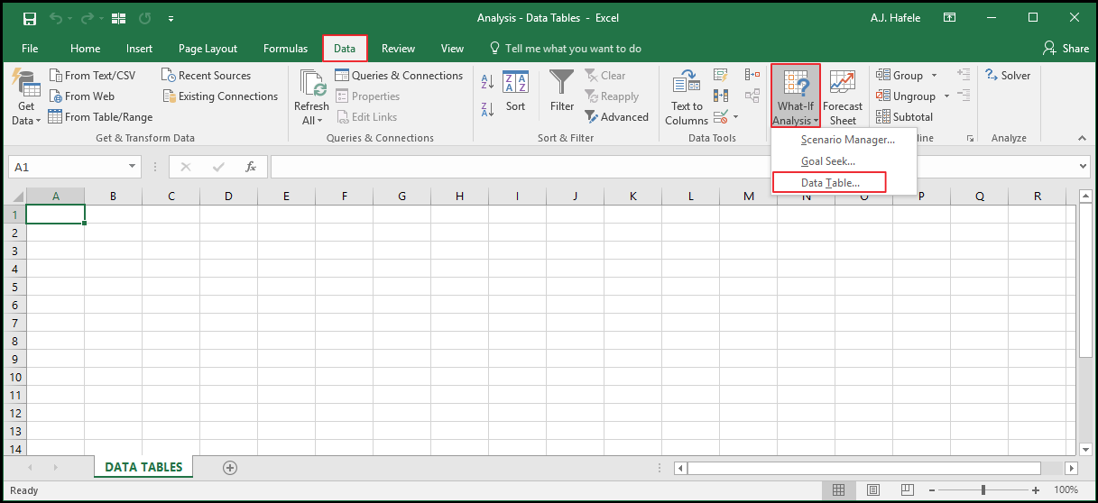 Data Tables