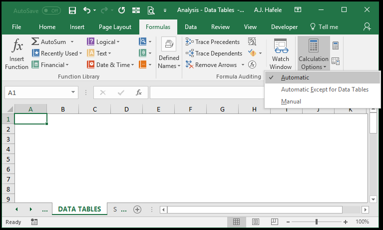 Data Tables