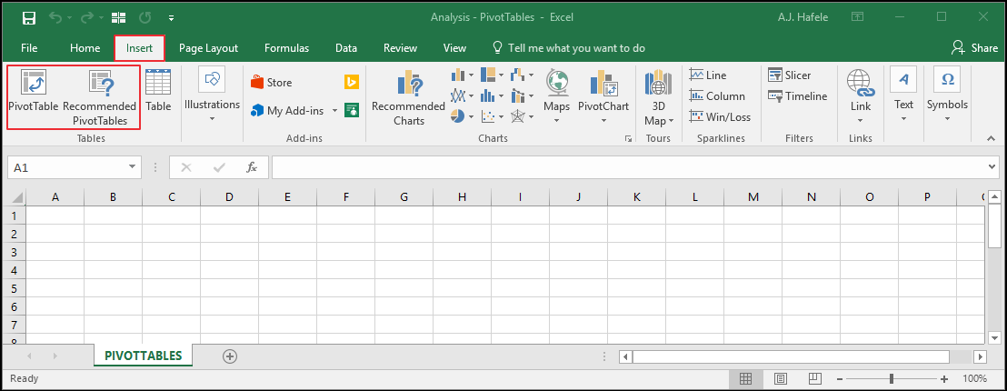 PivotTables